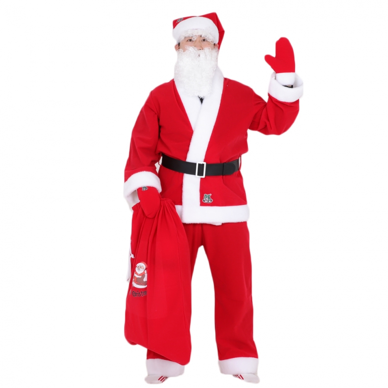 산타복(고급) 남자 7종세트 크리스마스 의상 산타클로스 옷 코스튬