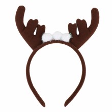 루돌프머리띠 갈색 크리스마스 성탄절 사슴 뿔 파티 머리띠