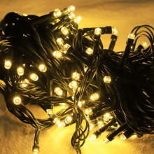 크리스마스 트리전구 LED100구 10m 녹색선 웜색 츄리조명 생활방수