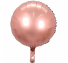 18인치원형사틴럭스로즈 은박 헬륨 호일 파티풍선