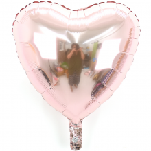 18인치하트로즈골드 은박 헬륨 파티용품 호일 풍선