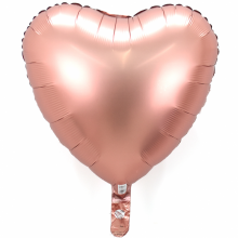 18인치하트사틴럭스로즈 은박 헬륨 파티 호일 풍선
