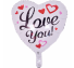 18인치러브유블랙 사랑 사랑 호일 은박 헬륨 풍선