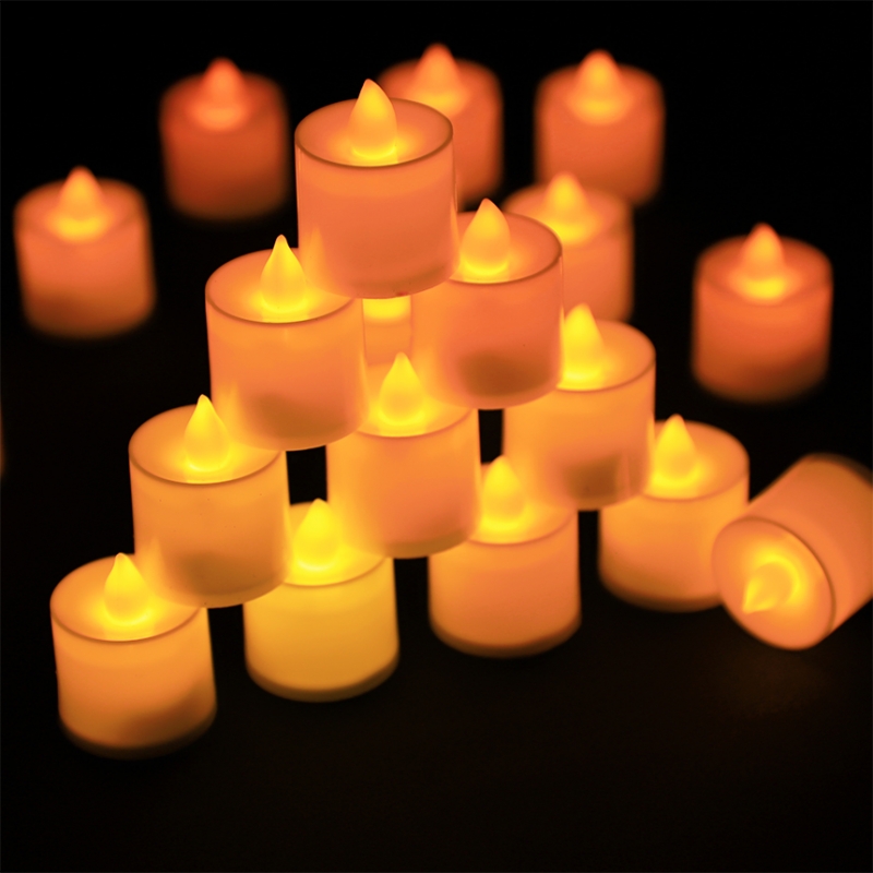 LED촛불 티라이트캔들 일반형웜(24개입) 전기초 전자초 엘이디초 프로포즈 이벤트용품