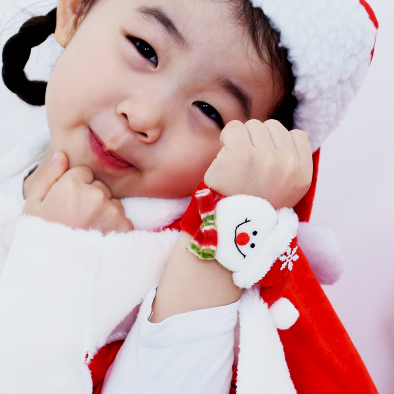 눈사람손목밴드 크리스마스 팔찌 의상 소품