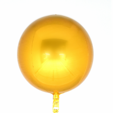 오브(Orbz)골드 은박 헬륨 호일 원형 풍선 장식