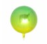 옹브레 오브(Orbz) 옐로우앤그린 헬륨 은박 미러호일풍선