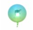 옹브레 오브(Orbz) 블루앤그린 헬륨 은박 미러호일풍선