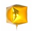 큐브(Cubez)골드 은박 헬륨 호일 사각 풍선 장식
