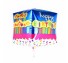 큐브(Cubez) 생일케익 은박 헬륨 호일 사각 풍선