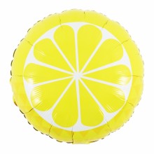 아나그램 원형풍선 45cm 트로피칼 레몬 과일풍선