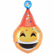 아나그램 라지쉐잎 이모티콘 파티햇 스마일 생일파티 풍선