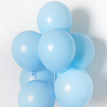 헬륨풍선(파스텔매트 블루)[퀵배송]