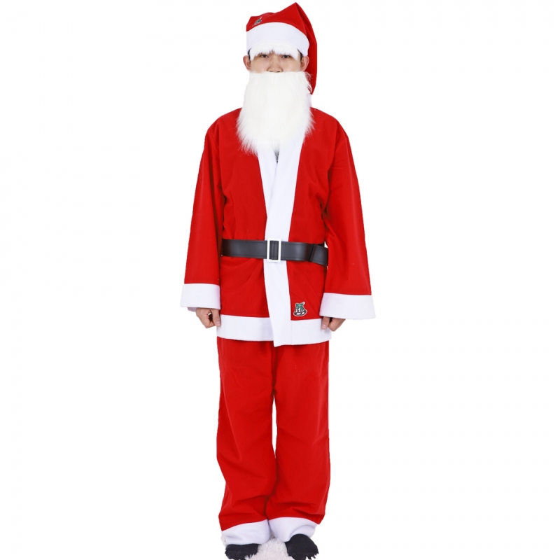 산타복 남자 일자형수염(5종) 크리스마스 의상 산타클로스 옷
