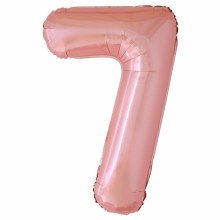 대형숫자풍선 핑크 7