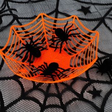 할로윈접시 거미줄사탕바구니 55g 파티 테이블 장식소품