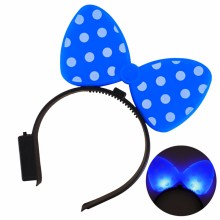 램프 리본 LED머리띠(블루) 응원 단체 놀이공원머리띠