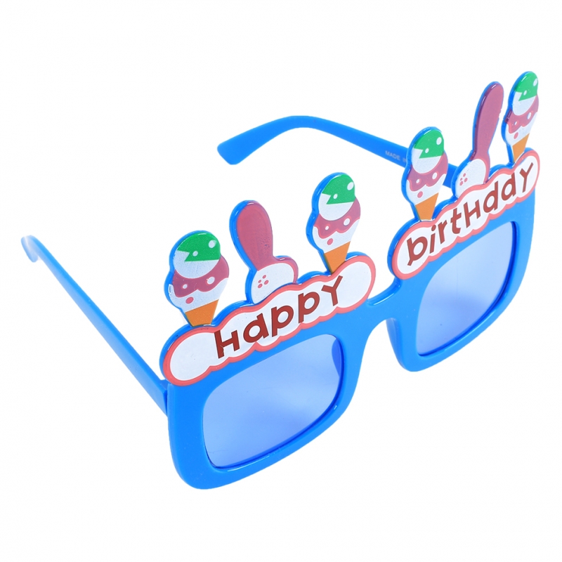 아이스크림안경(블루) 해피버스데이 생일파티 선글라스 이벤트 소품