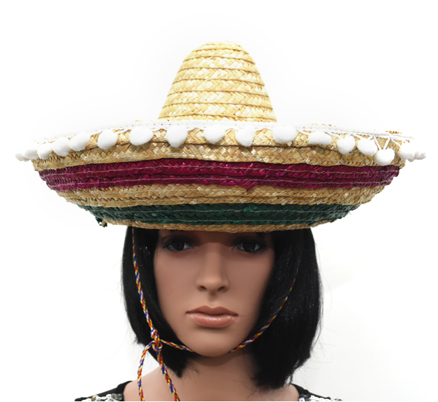 멕시칸모자 ★ 짚모자 멕시코인 분장 무대 파티소품 모자