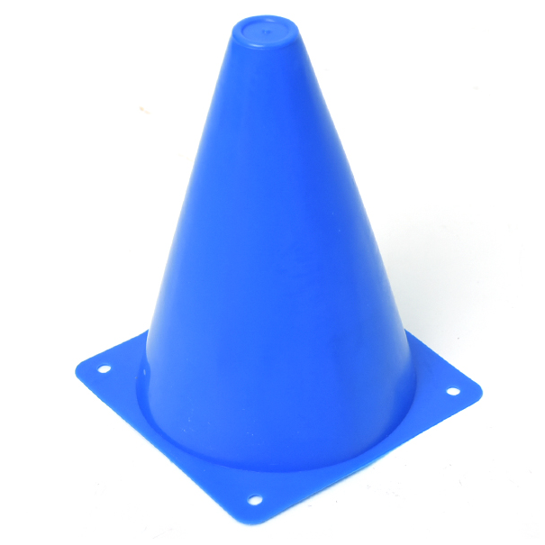 칼라콘표지판(블루) 라바콘 체육대회표지판 릴레이경주 고깔콘
