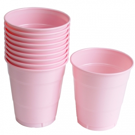 PVC컵(소)핑크