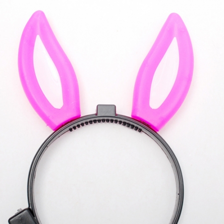 램프토끼머리띠(핑크) 핑크토끼 콘서트 응원 LED 조명 머리띠